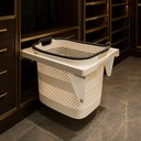 CESTA EXTRAÍBLE PARA LAVADERO DE PLÁSTICO BLANCO – MOD. JKW220
