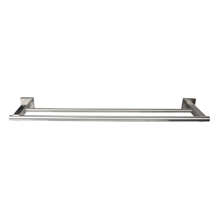 TOALLERO DOBLE DE ACERO INOXIDABLE - MOD. TOA196