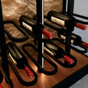 CAVA C/SOPORTES OVALADOS E ILUMINACION LED MOD.VAC-5016
