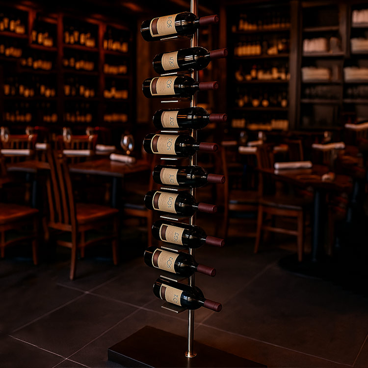 CAVA CON SOPORTES RECTANGULARES E ILUMINACION LED MOD.VAC-5017-2400