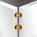 BISAGRA INSIVIBLE MINIMALISTA BIS (LATÓN) – JAKO