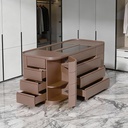 ISLA PARA VESTIDOR CON ALMACENAMIENTO ESQUINERO – MOD. JKA3271