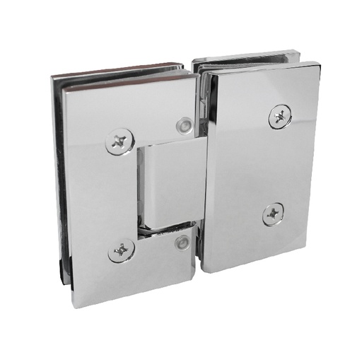 [VTR-133ADCP] BISAGRA DE LATÓN AJUSTABLE CRISTAL-CRISTAL A 180° MOD.VTR-133ADCP