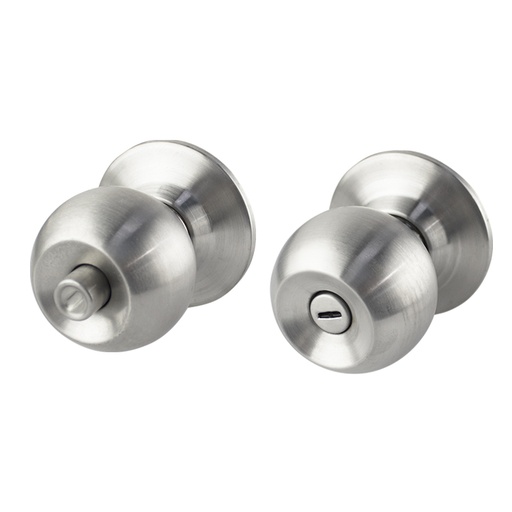 [PJET3-1PJBKSS] COMBO CERRADURA TIPO POMO ENTRADA/RECÁMARA+POMO