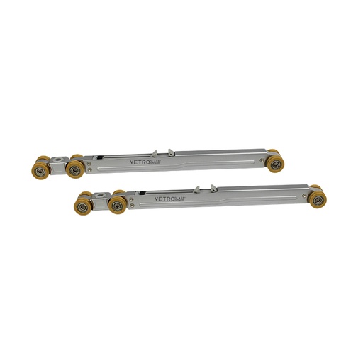 [JM90AX2-120] SISTEMA DESLIZABLE CON CIERRE SUAVE PARA PUERTA DE CRISTAL (120Kg) MOD. JM90AX2-120
