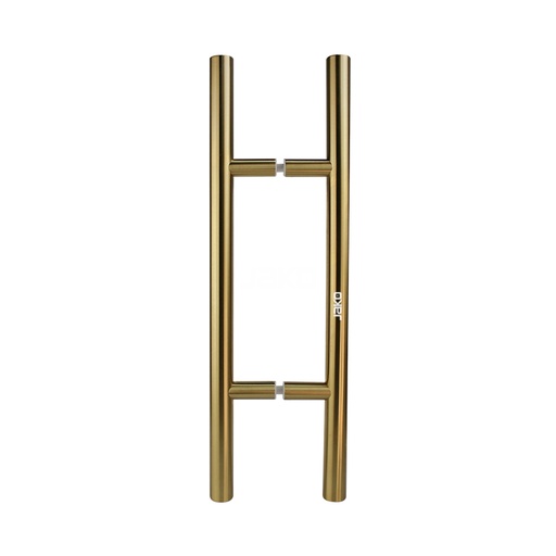 MANILLÓN TIPO H - LATÓN SATINADO - ACERO INOXIDABLE 304 - DISPONIBLE EN DIFERENTES MEDIDAS - MOD. L20 (SET)