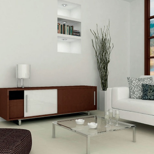 [D-25C/R] SISTEMA DESLIZABLE PARA PUERTAS DE MUEBLES 15Kg DUCASSE MOD.D-25CR