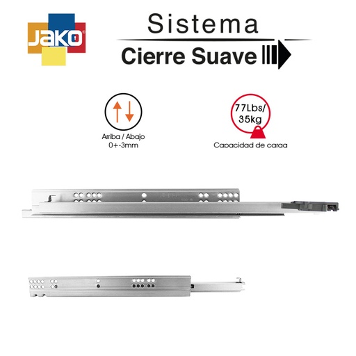 CORREDERA CIERRE SUAVE 3D MOD. S01