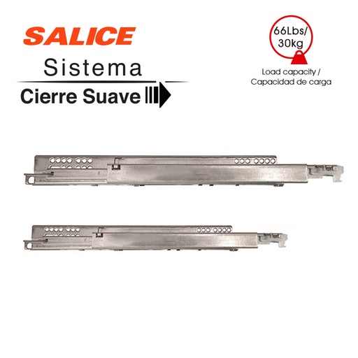 CORREDERA CIERRE SUAVE SALICE MOD. 75550
