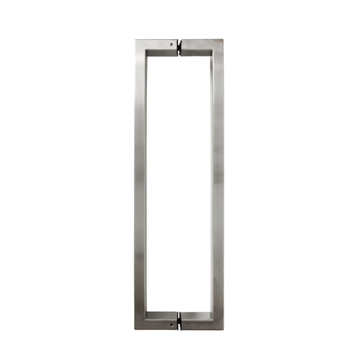 MANILLÓN RECTANGULAR SATÍN SET - ACERO INOXIDABLE 304 - MOD. CHCP011