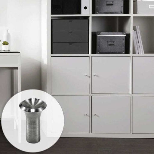 JALADERA TIPO POMO - ACERO INOXIDABLE W332