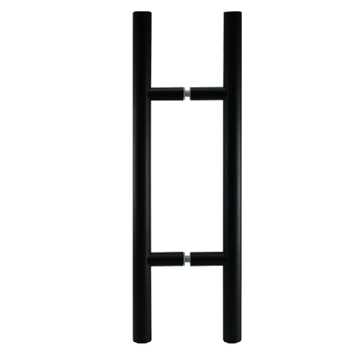 MANILLÓN TIPO H - NEGRO - ACERO INOXIDABLE 304 - DISPONIBLE EN DIFERENTES MEDIDAS - MOD. L20 (SET)