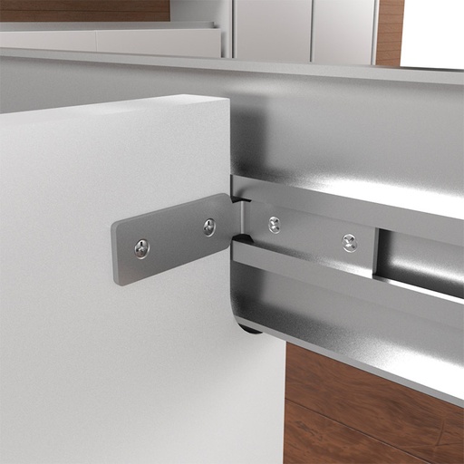 [E2703-02] SOPORTE DE FIJACION 90º PARA PERFIL GOLA MOD.E2703-02