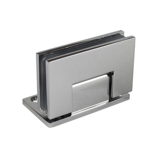 BISAGRA ZAMAK MURO-CRISTAL A 90º CON BASE DESFASADA MOD.VTR-Z105