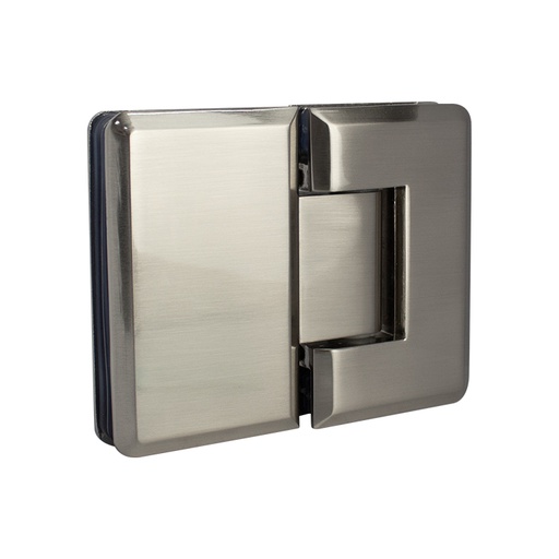BISAGRA BISELADA CRISTAL-CRISTAL 180° ZAMAK MOD. VS-48-180